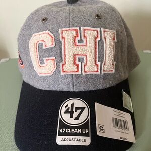 ’47 Chicago Bears Adjustable Hat Gray/Black NFL Football Fan Apparel